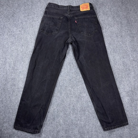 Levi's Other - Levi's 550 Relaxed Fit Jeans Mens W32 L29 Black Tapered Leg Denim 00550-0260